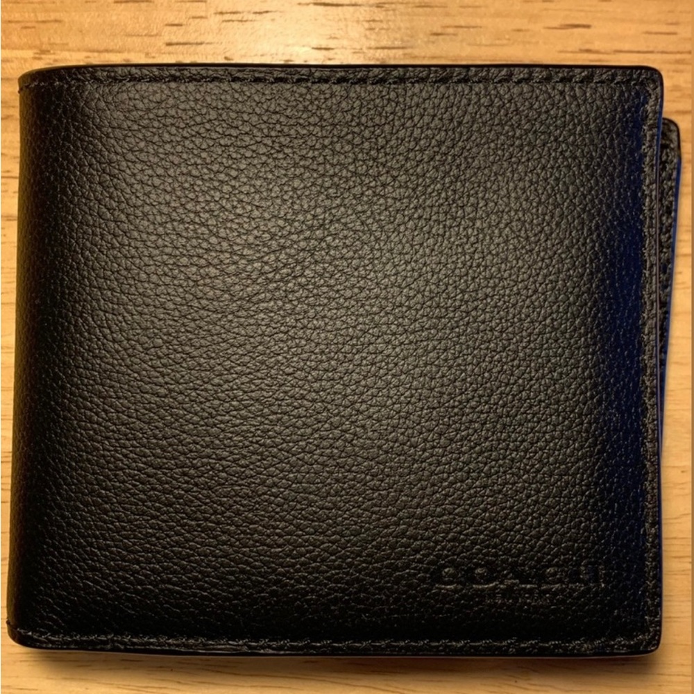 NWOT Black Coach Wallet